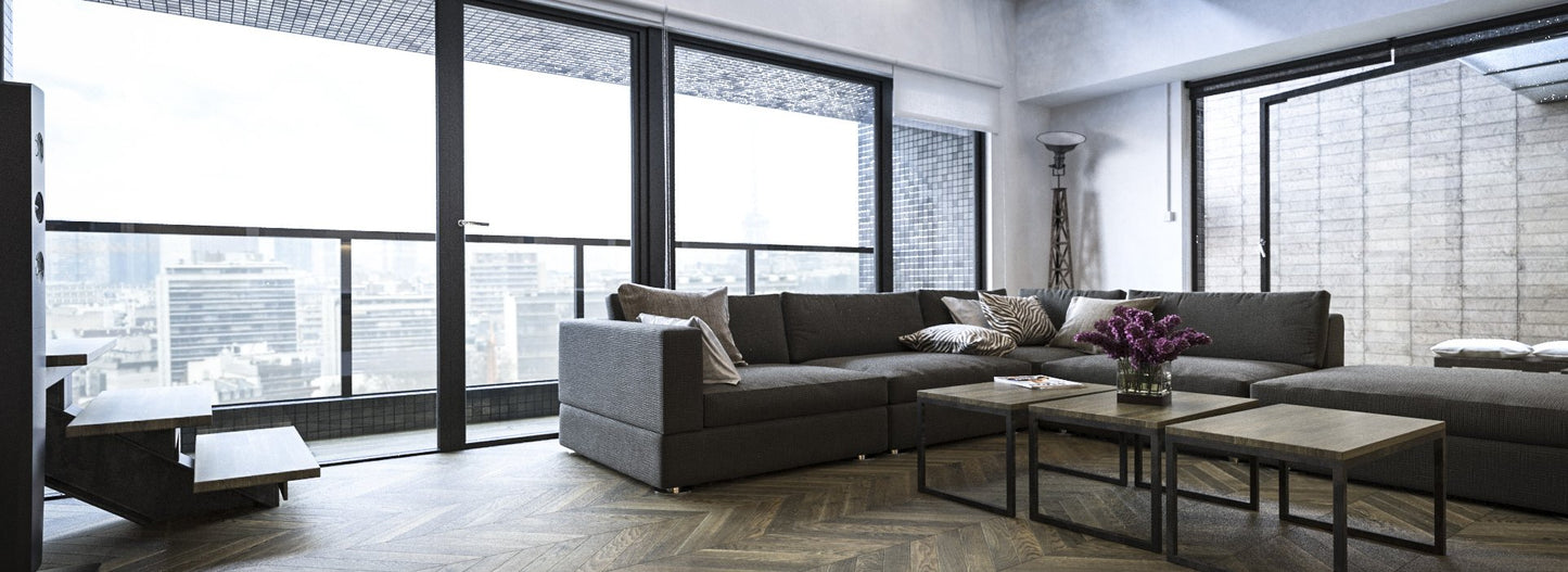 Chevron Oak Color Nero