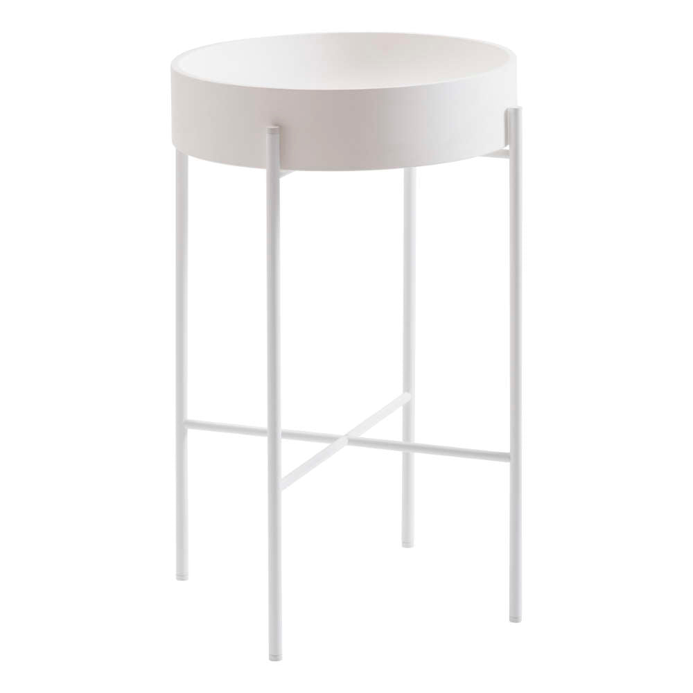 Ex.t STAND Washbasin by Norm Architects, Round, with White Base