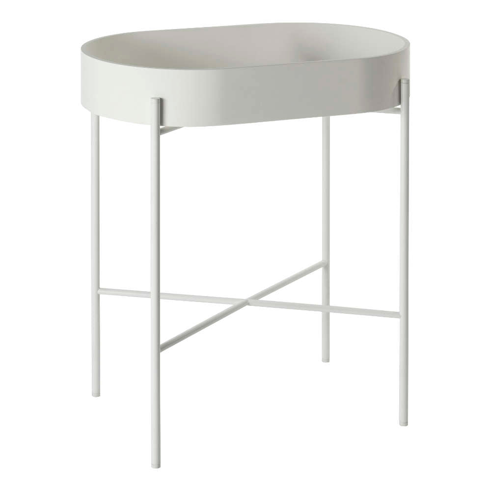 Ex.t STAND Washbasin by Norm Architects, Oval, with White Base