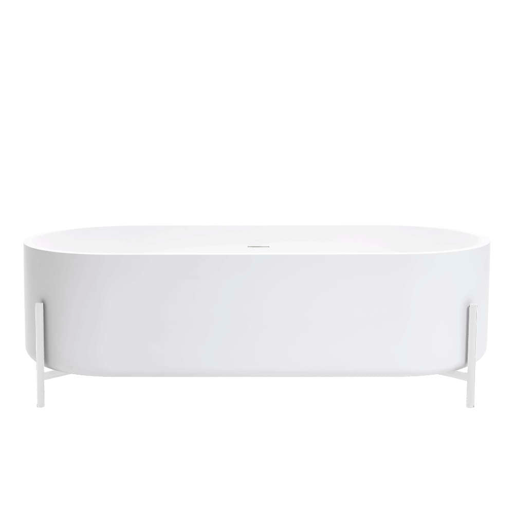 Ex.t STAND Bathtub by Norm Architects, with White Base