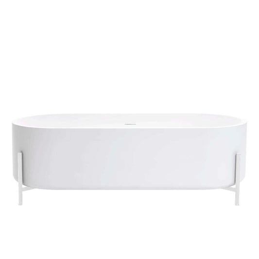 Ex.t STAND Bathtub by Norm Architects, with White Base