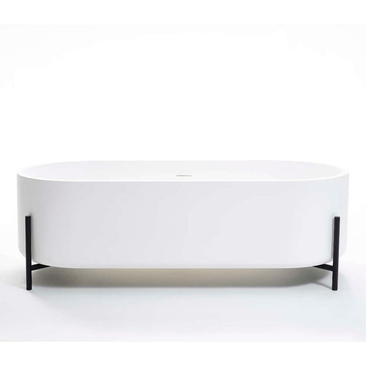 Ex.t STAND Bathtub by Norm Architects, with Black Base