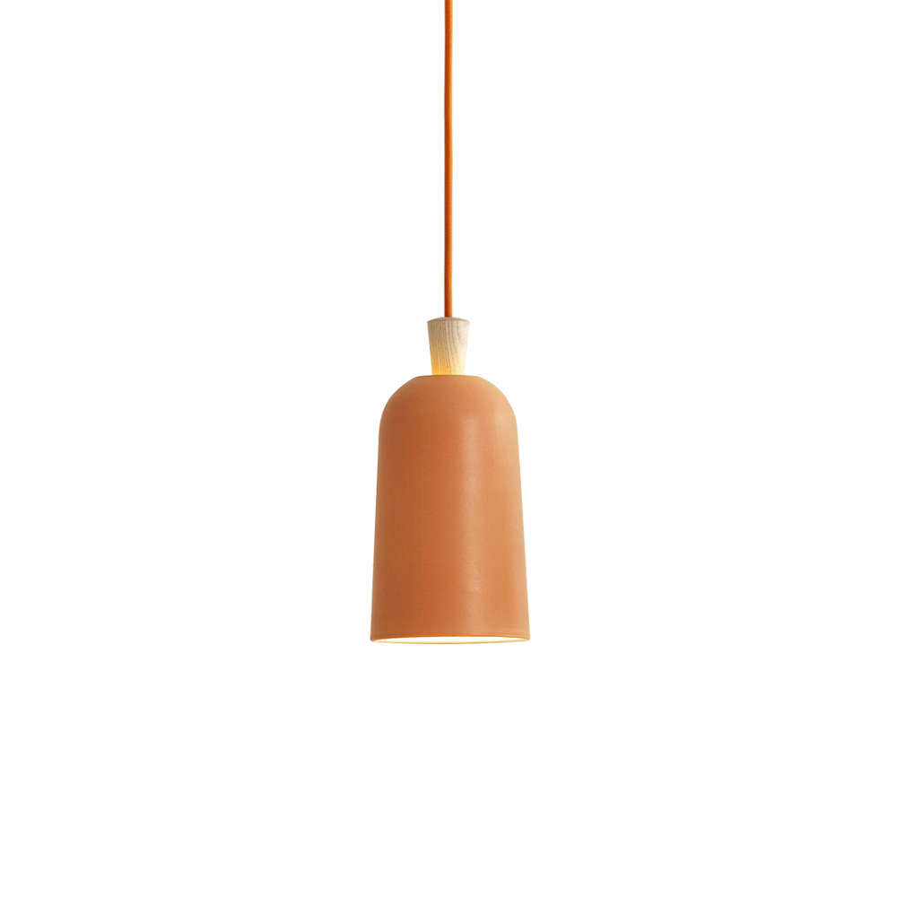 Ex.t FUSE Pendant Light Fixture by Note Design Studio, Small, Orange with Orange Cord
